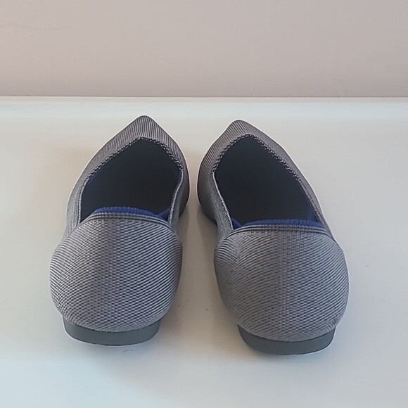 Rothys The Point Pebble Gray Flats Women's Size 10.5 - Picture 4 of 16